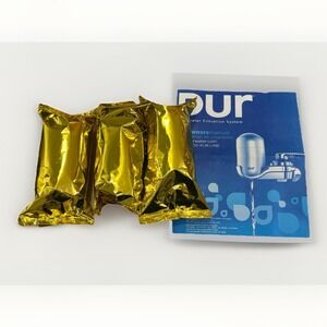 PUR Water Filtration System: FILTERS ONLY LOT 3 MODEL FM-2000B FM-3333B Gold pkg
